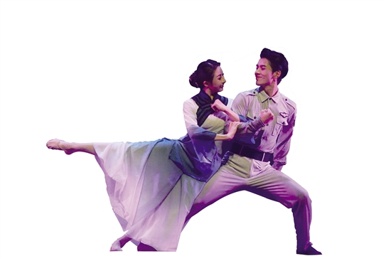 江門大力推進文化強市建設(shè)。圖為僑鄉(xiāng)原創(chuàng)舞劇《僑批·家國》。