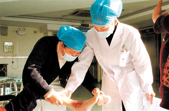 低溫燙傷常發(fā)生在人體下肢。