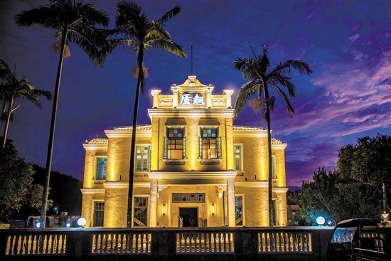 修舊如舊、活化利用做民宿的臺城官步村翹廬1922。