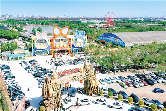 “上新”后，江門長廊生態(tài)園客似云來。