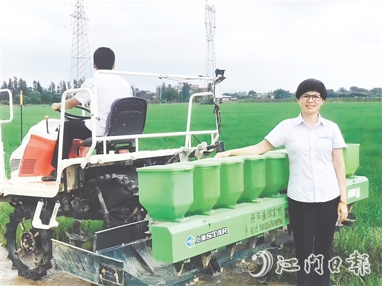 開平市永暉農(nóng)機專業(yè)合作社聯(lián)合社理事長陳小云