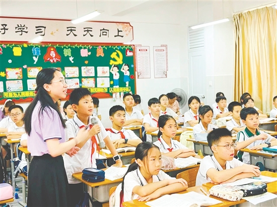 長沙街道辦事處中心學校打造高效課堂。