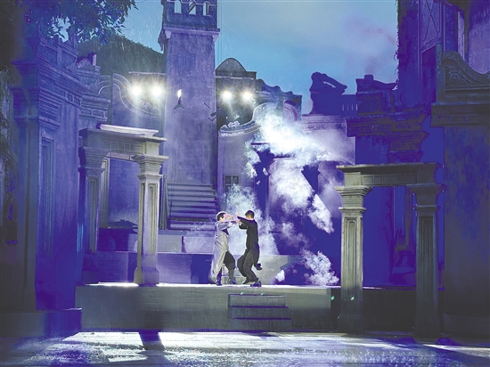 赤坎華僑古鎮(zhèn)《一代宗師》表演。