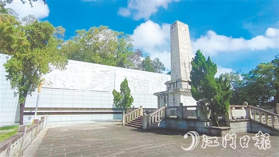 恩平革命烈士紀(jì)念碑已換新顏。