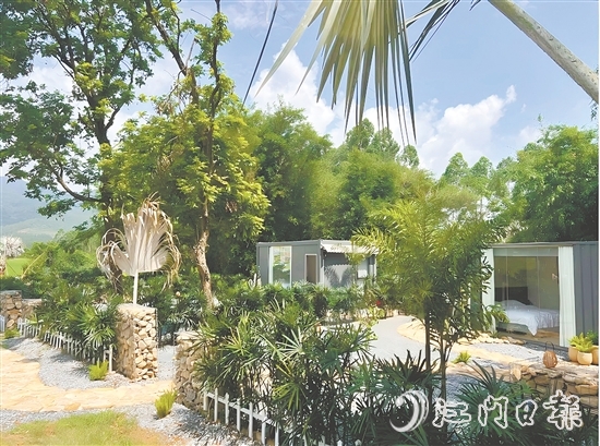 簕菜文化創(chuàng)意園精心打造的庭院景致。