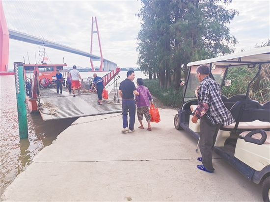 新會(huì)區(qū)三江鎮(zhèn)沙仔島是銀洲湖上的孤島，四面環(huán)水，僅靠渡船往來。昨日，三江鎮(zhèn)對(duì)沙仔島全島常住村民60多人全部進(jìn)行轉(zhuǎn)移。馮瑤君