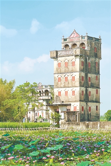 開平碉樓自力村景區(qū)。