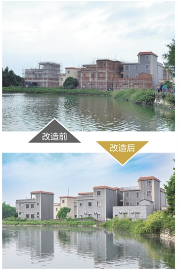 霄南村進行農(nóng)房風貌改造，繪就鄉(xiāng)村振興新畫卷。