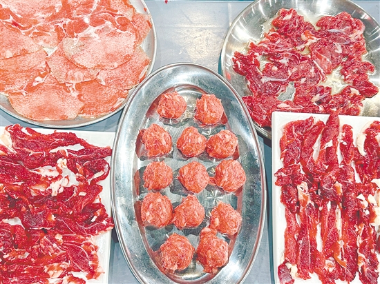 五洞牛肉新鮮美味。