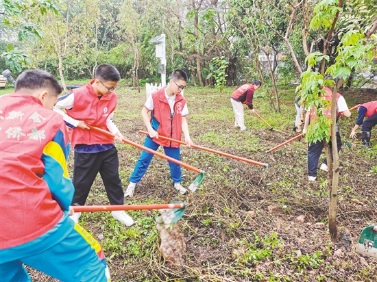 大家分工協(xié)作、干勁十足。