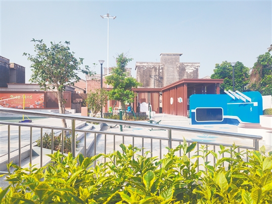 龍泉村文化公園由馬觀適先生捐建，該村對(duì)閑置僑捐項(xiàng)目進(jìn)行改造，打造了村民“家門口”最靚的公園。