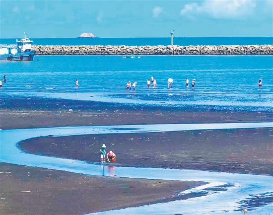 銅鼓村欽頭灣受到大灣區(qū)游客青睞。