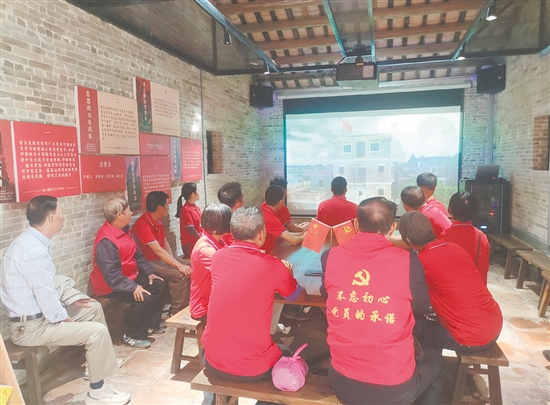 作為中共開平縣特別支部舊址，謝創(chuàng)故居已成為江門市重要的紅色教育基地。塘口鎮(zhèn)供圖