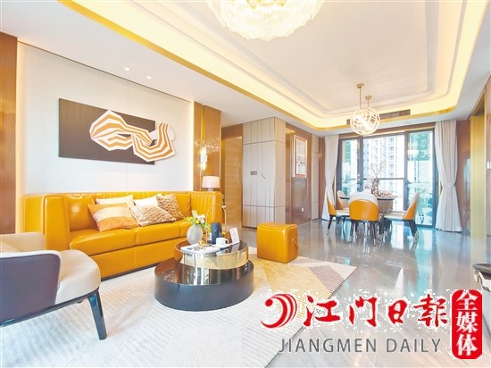 江門(mén)二沙島戶型南北對(duì)流，通風(fēng)采光好。商家供圖