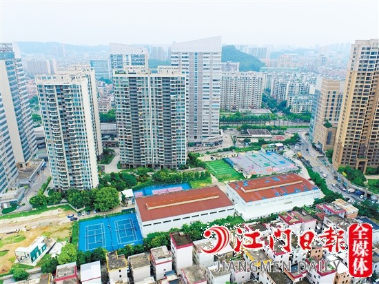 摩根國際旁地塊實(shí)景圖。