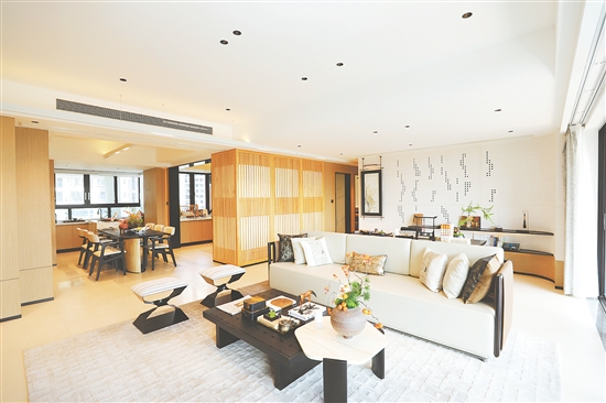 大平層擁有寬敞舒適的居住空間。