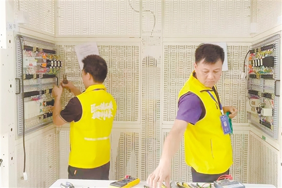 江發(fā)服務公司的選手們在技能大賽中表現(xiàn)出色。