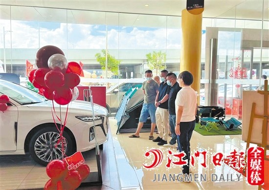 國產車越來越受江門消費者青睞。